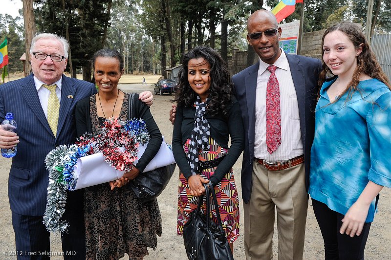 20120329_124649 Nikon D3S 2x3.jpg - (L) to (R) Dr. Fish, ESRI Community Organizer, Administrative Assitant to Dr. Menelik, Dr. Menelik, and Hannah Sfreddy